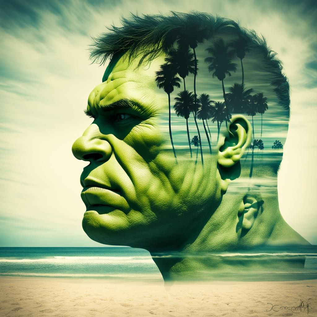 Hulk Beach  by @birdman23