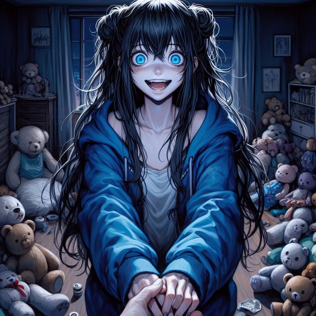 She is very excited to tell you about all her plushies. And ...