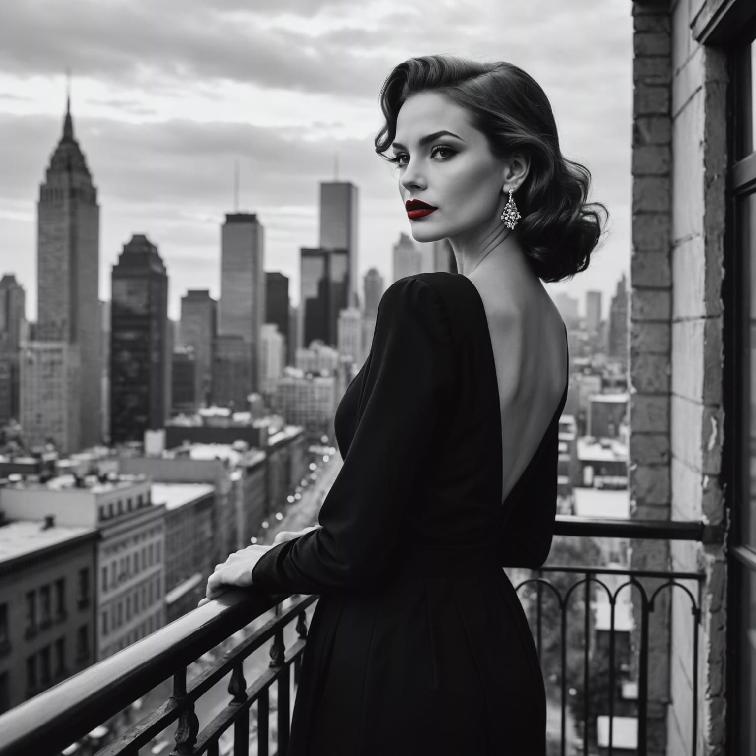 Beauty on the Balcony   by @Matty