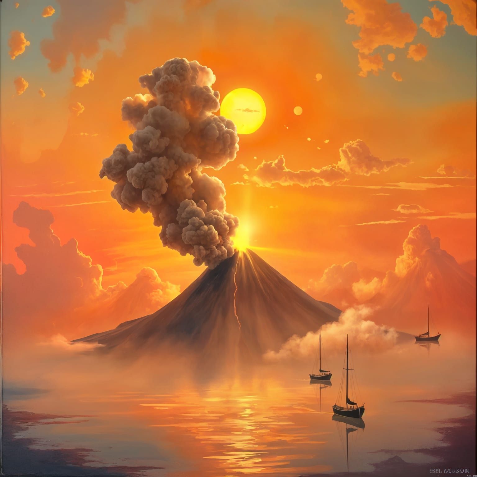 Volcano Eruption  by @Seraphine