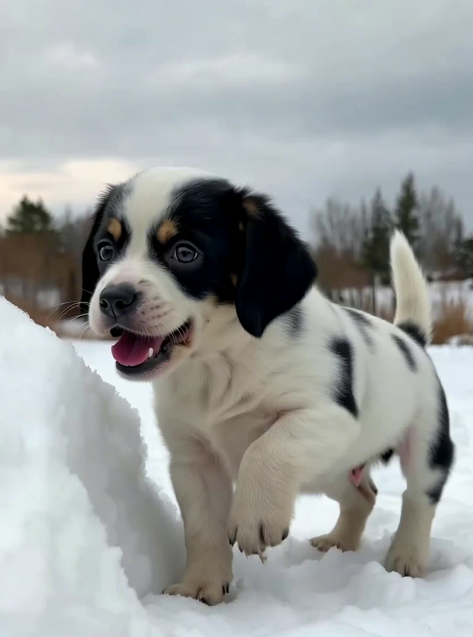 Bailey’s First Snow