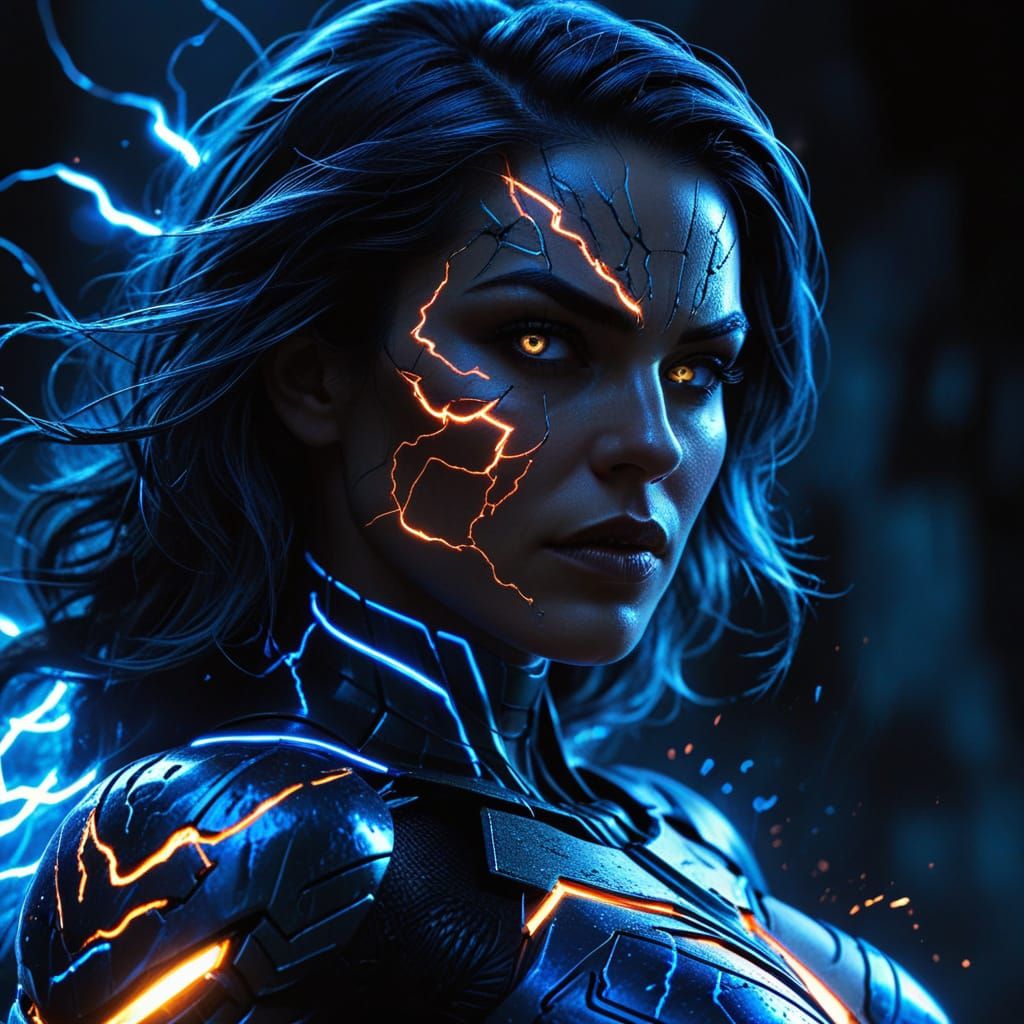 Shocking Villianess  by @Cheshy