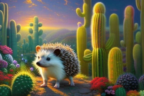 I love my prickly garden  by @Mysterys Games