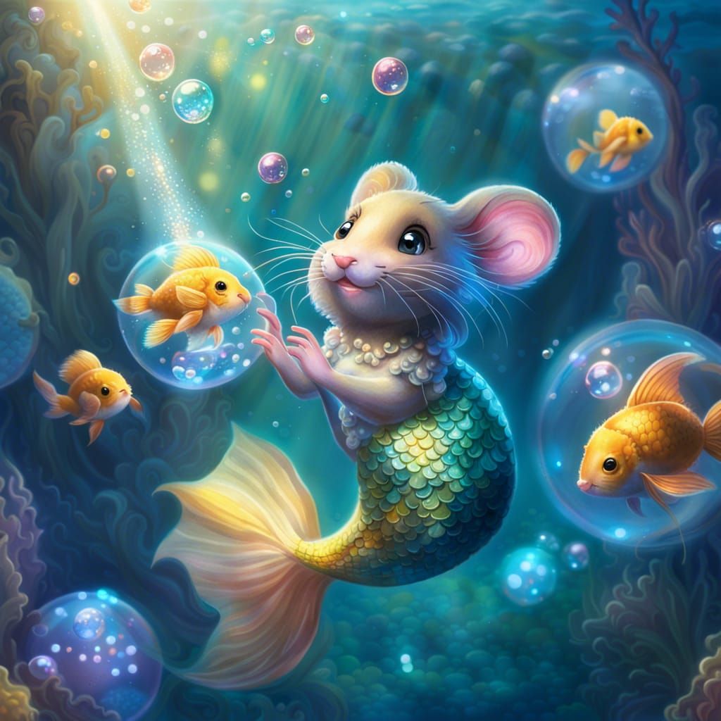 The cutest mermaid you'll ever see!   by @Jess Daly