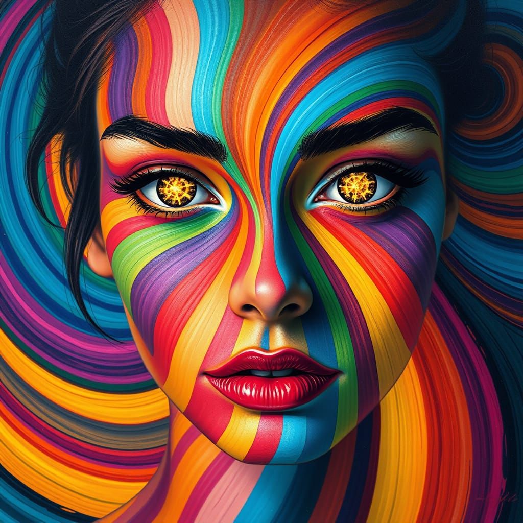 Striped out Galaxy   by @Aud