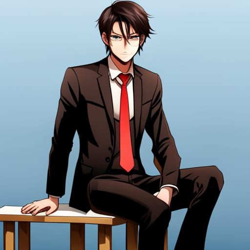 Mystic Messenger Desktop Cosplay Otome game anime boy love black Hair  necktie png  PNGWing