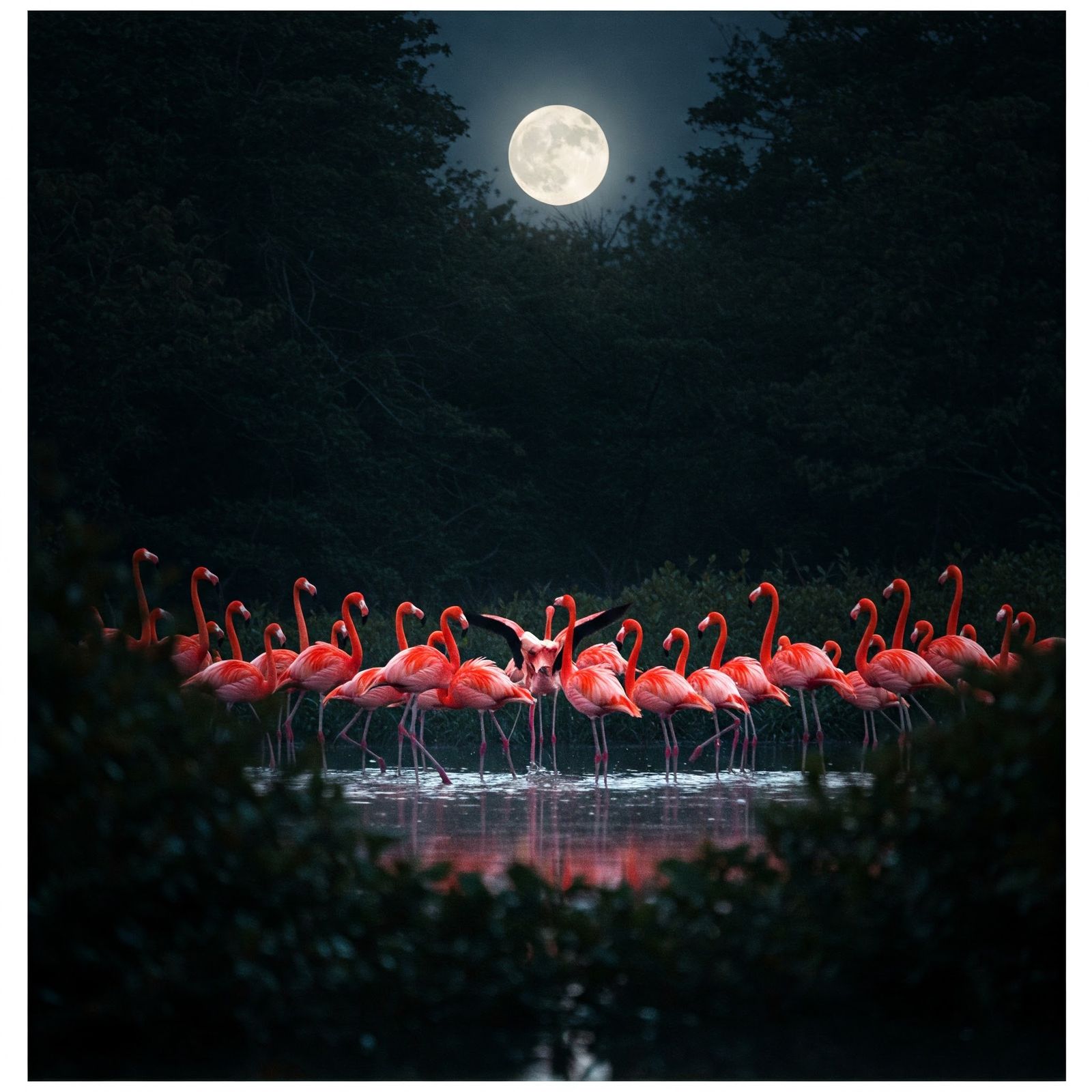 Flamingo dance