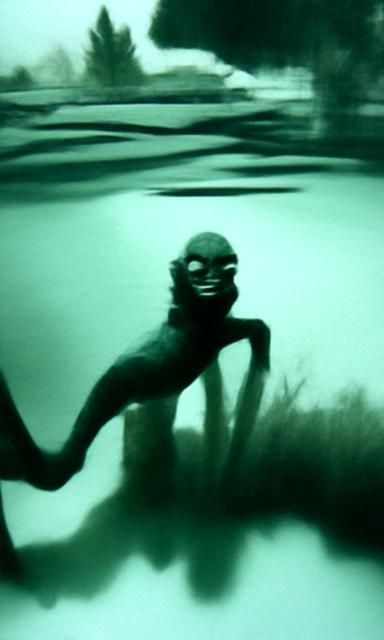 Creature from the black lagoon