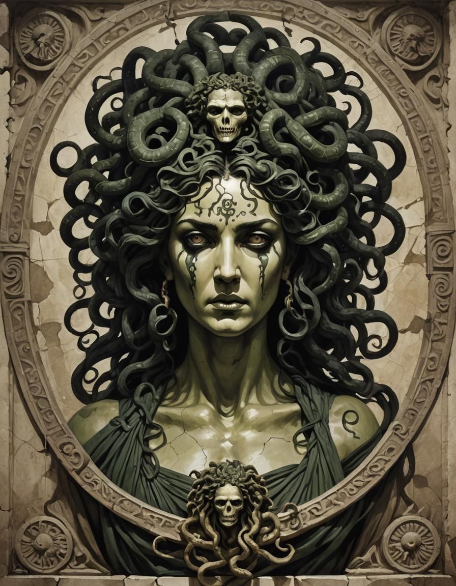 gothic horror ancient greek medusa