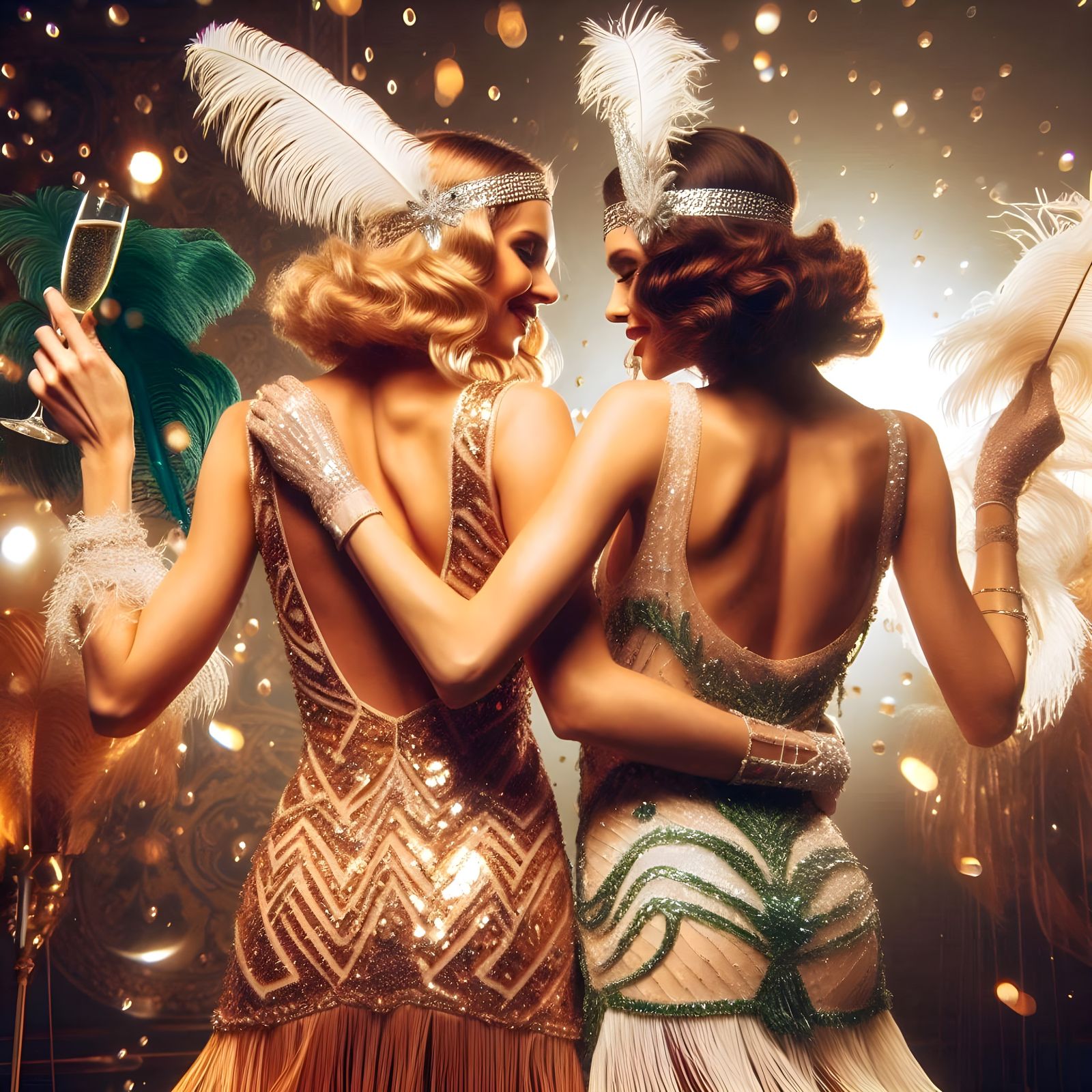 Roaring 20s Champaign Night