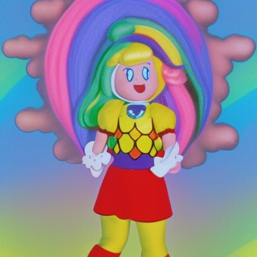 Rainbow Brite AI Generated Artwork NightCafe Creator