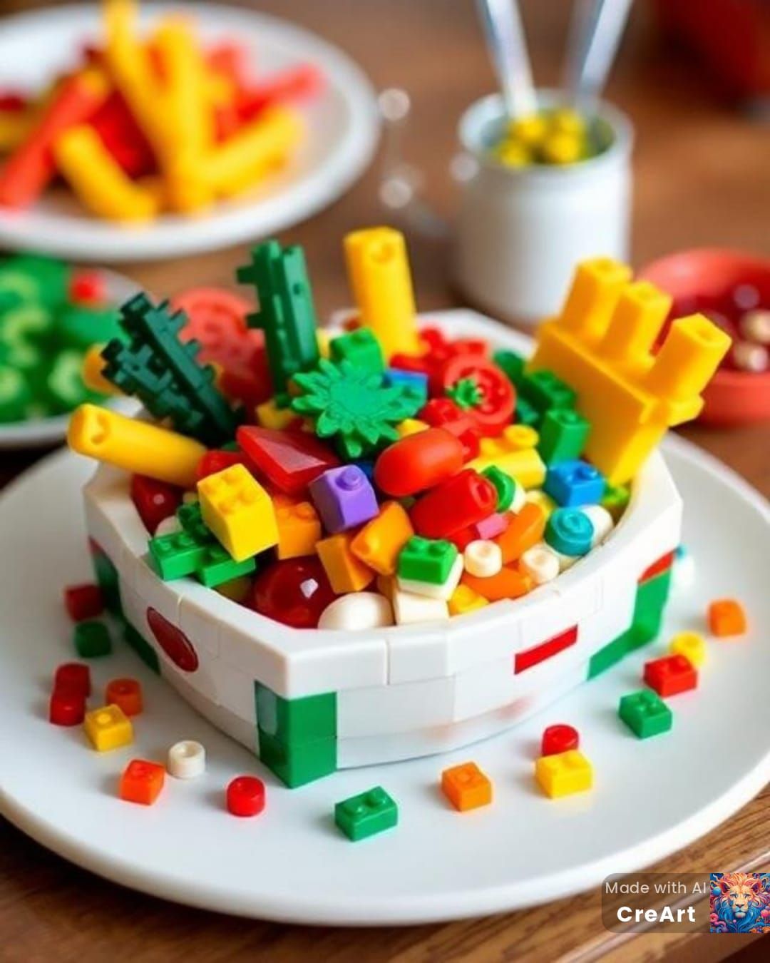 Lego food dish