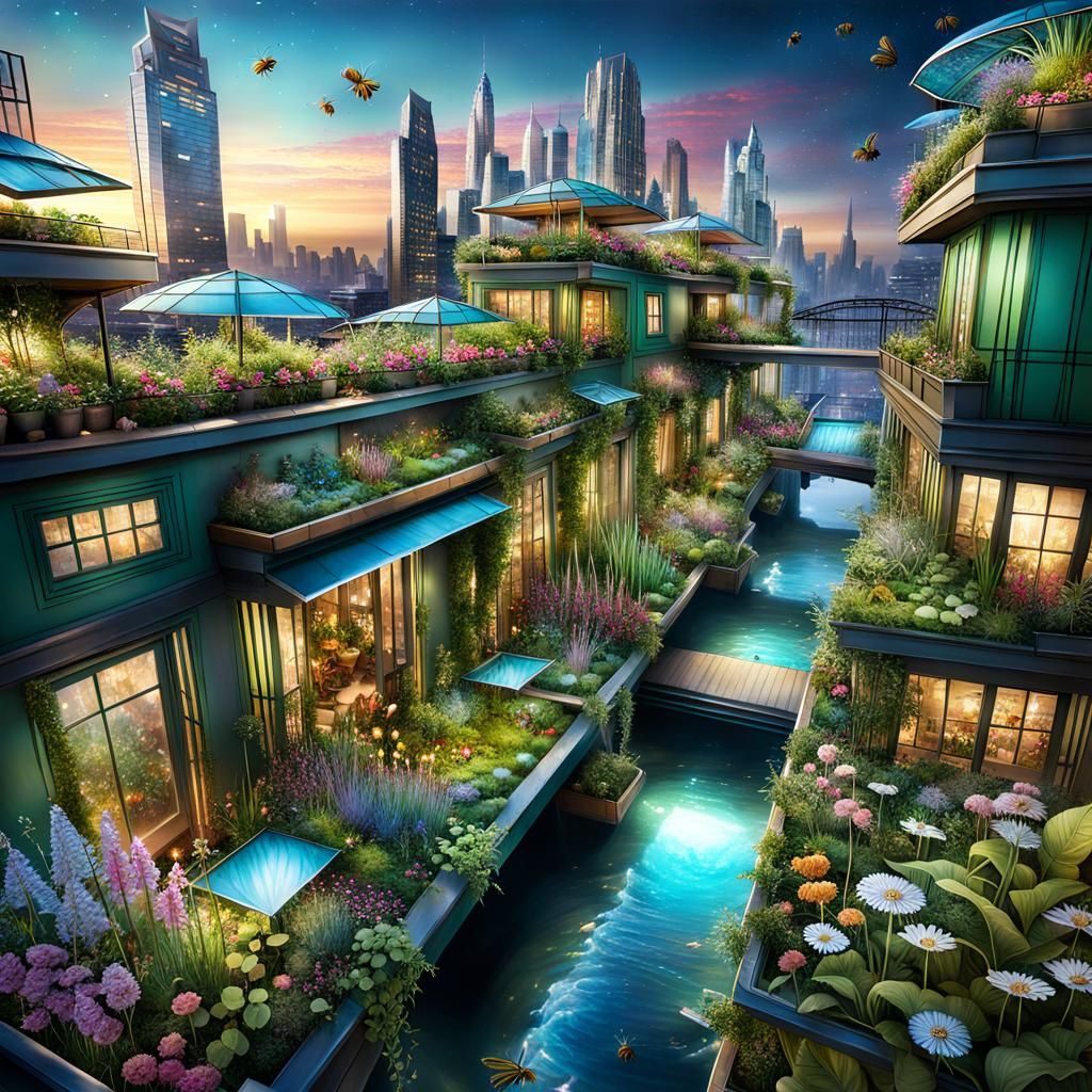 Urban Gardens  by @BetaPrime
