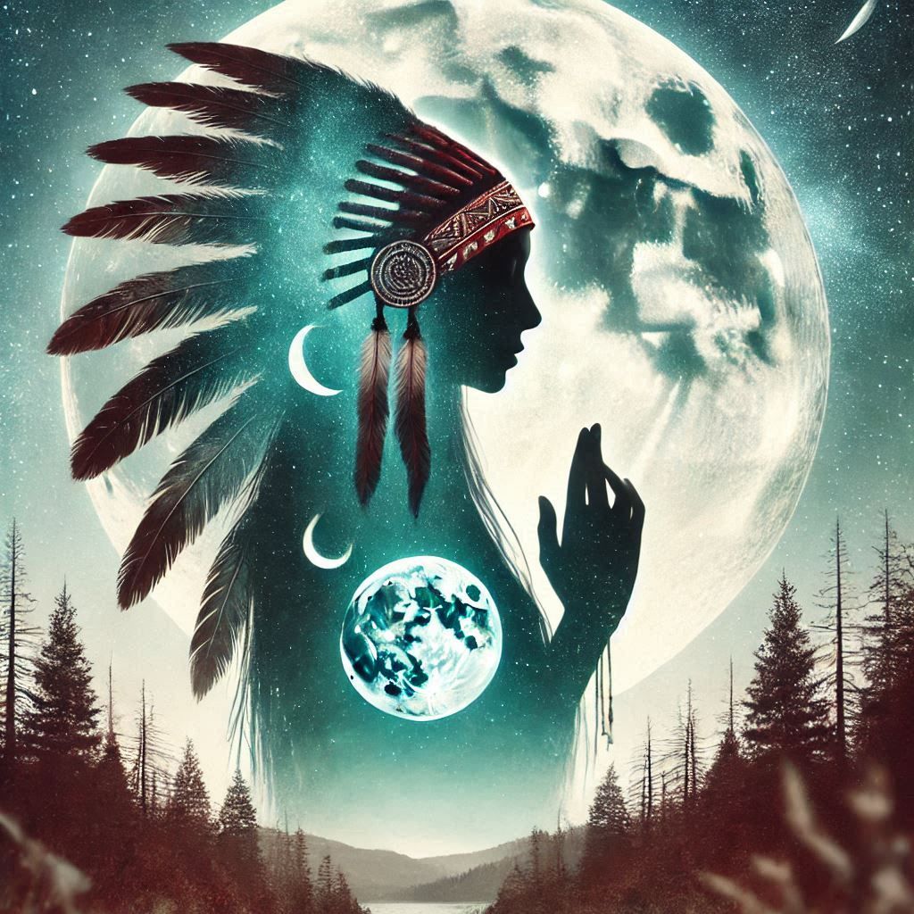 double exposure beautiful fantasy portrait landscape..