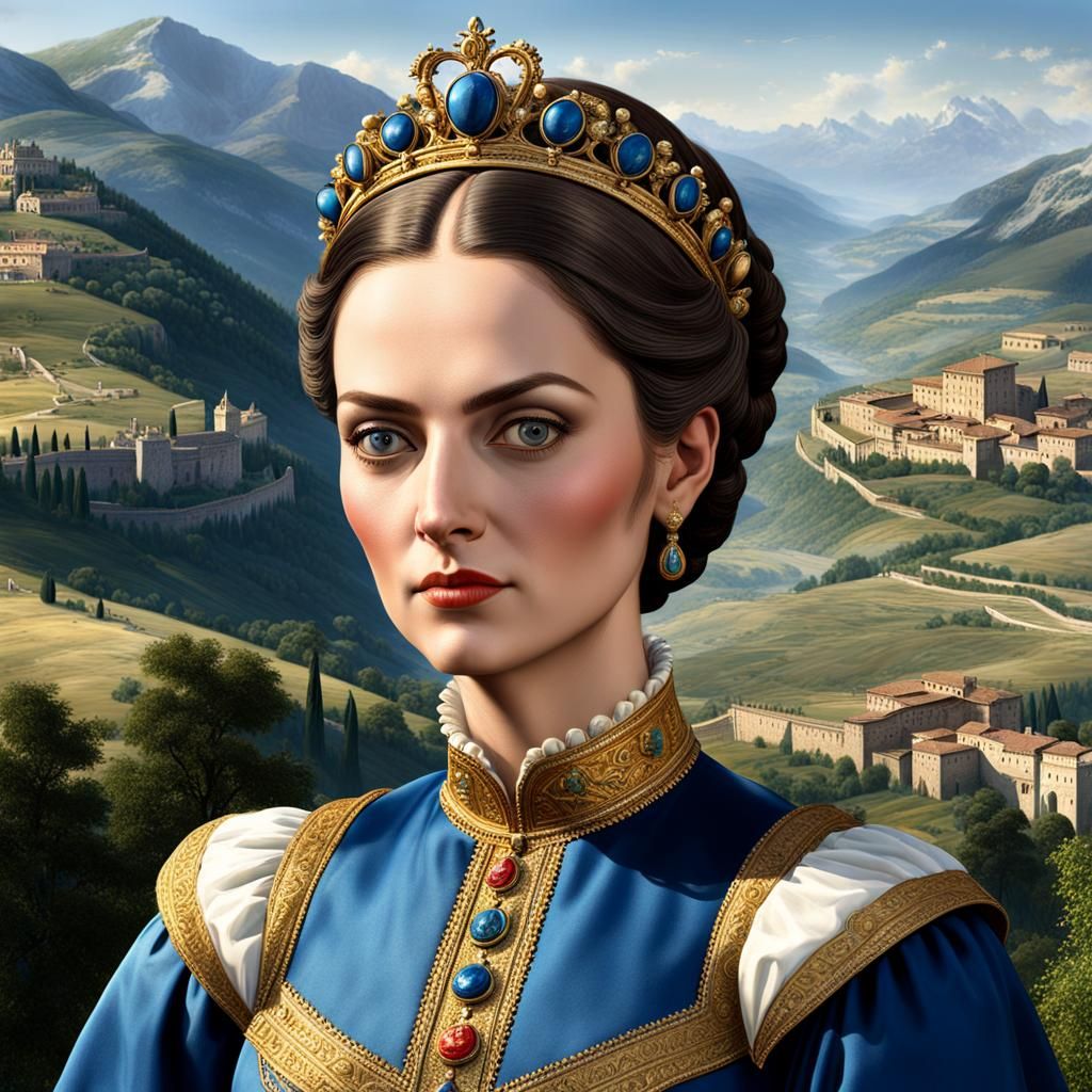 Reina Marie Vittoria Carlotta Enrichette Dal Pozzo della Cis...