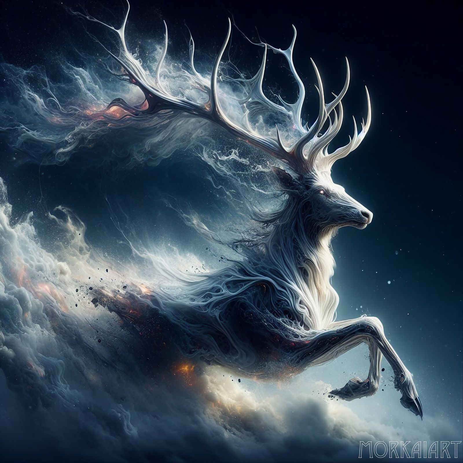 Forest spirit  by @Morkai