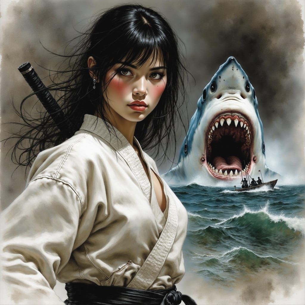 I will destroy that monster ! (8)  by @Ed Barbe-Noire