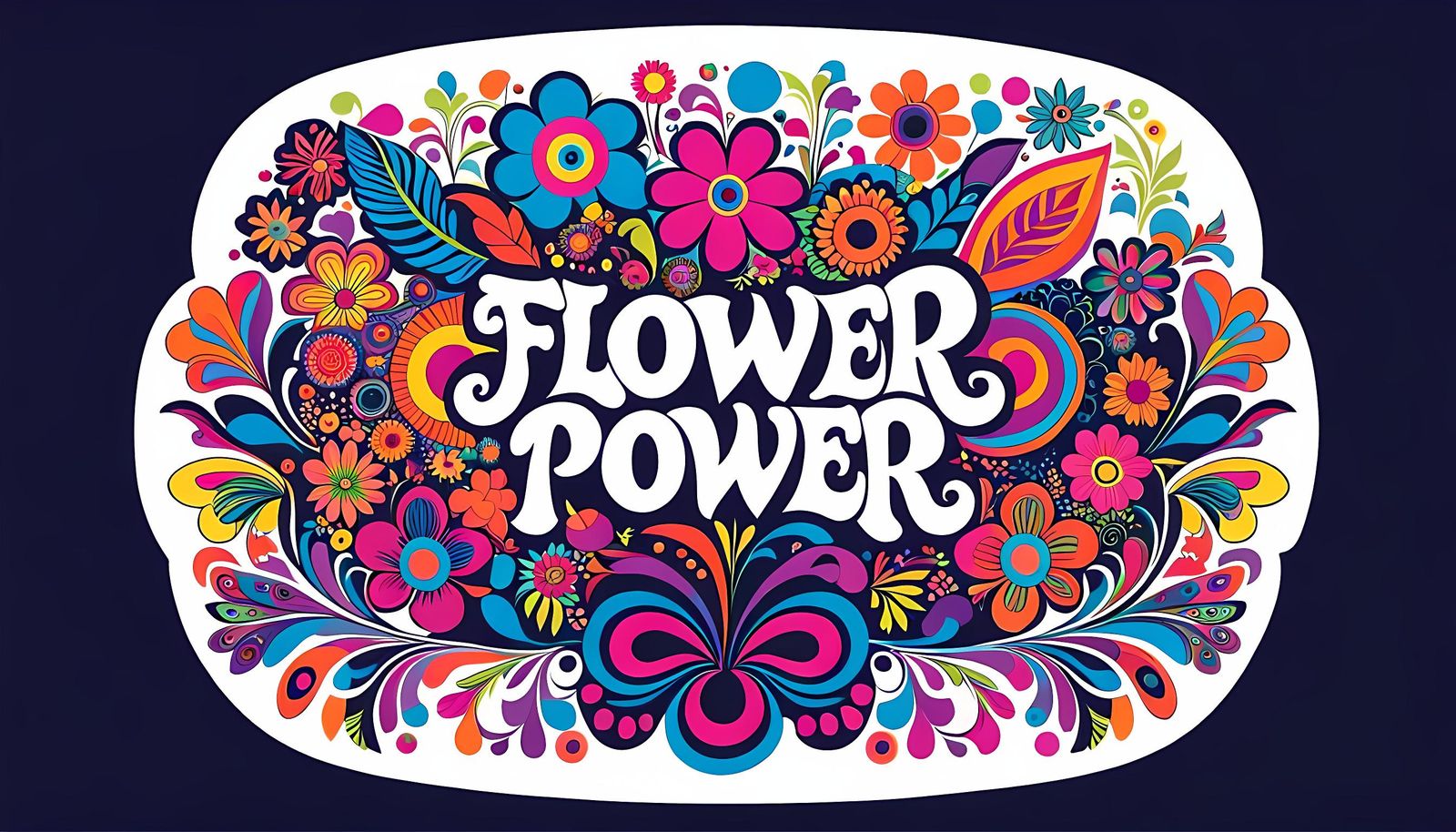 Circa 1968 "Flower Power"  by @Sharonjoy
