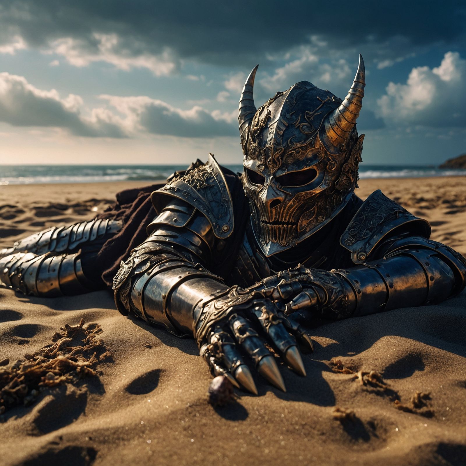 Demon Knight on the beach (Uploaded)