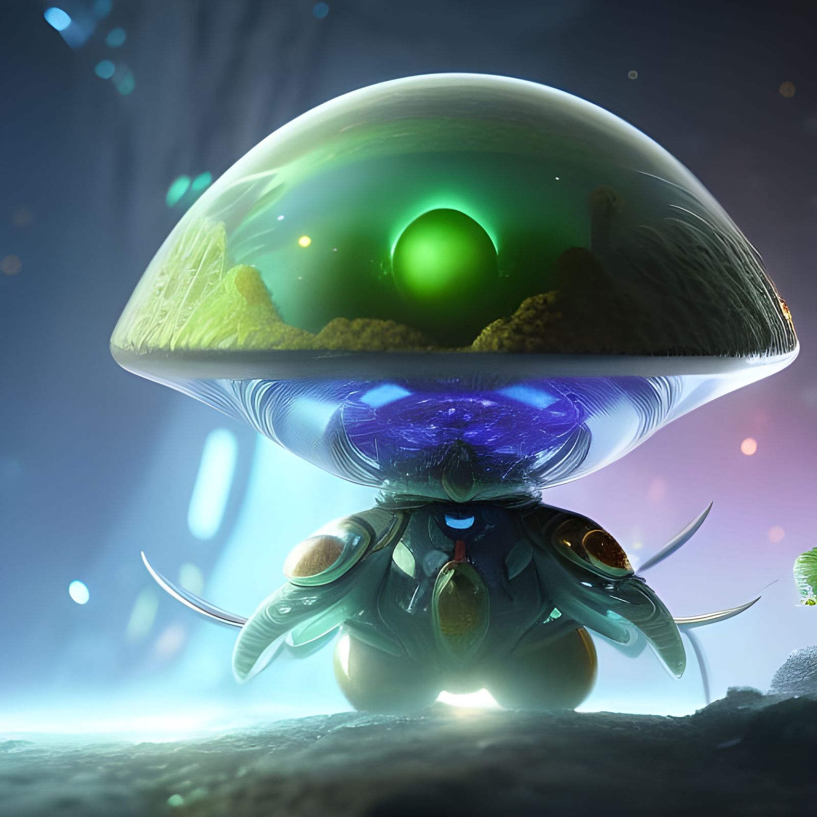 Cute Alien - AI Generated Artwork - NightCafe Creator