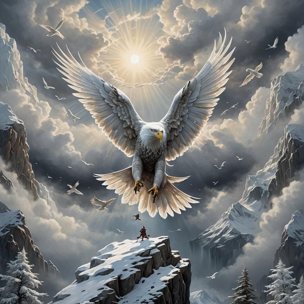 White Eagle of the North  by @See