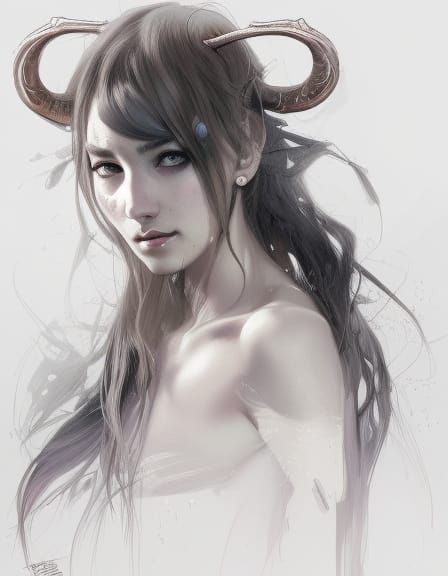 Pretty demon girl