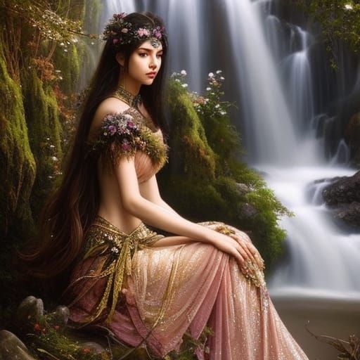 woman appreciating nature