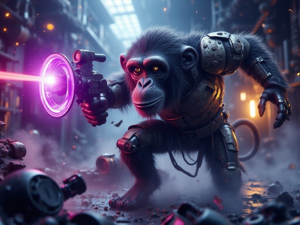 Cyborg Chimp Soldier #2709