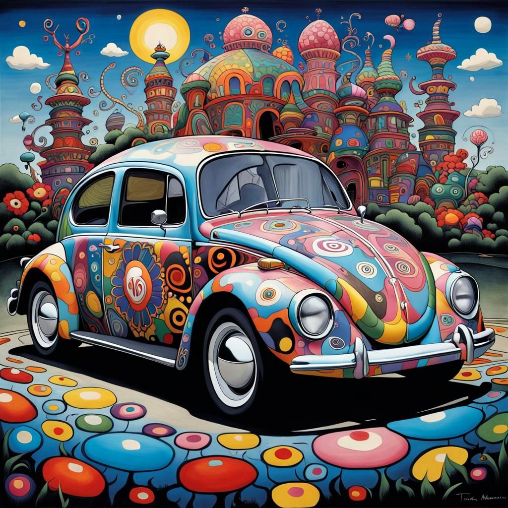 VW Beetle. - AI Generated Artwork - NightCafe Creator