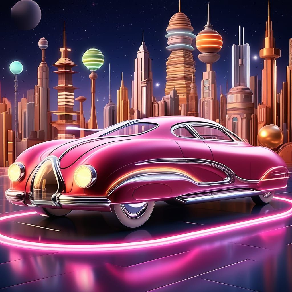 Super Groovy Future Car