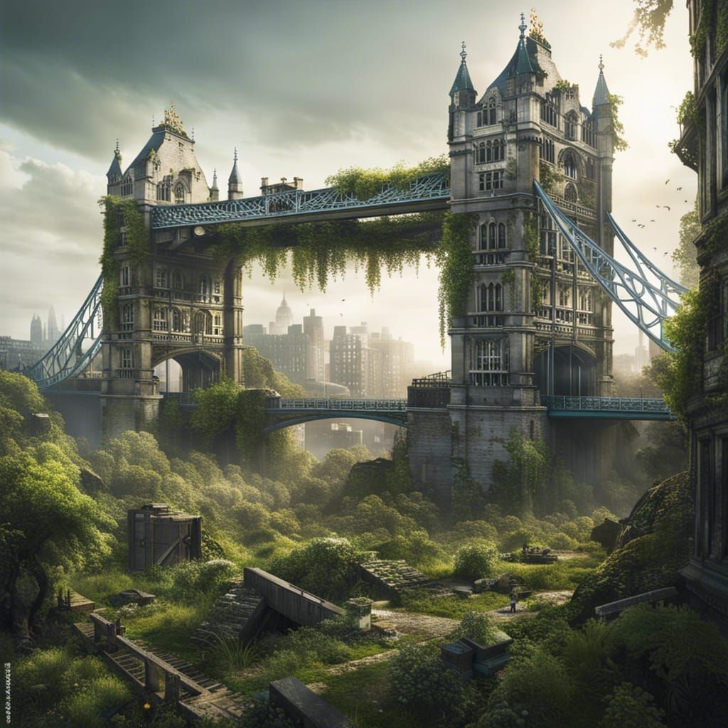 Post-apocalyptic London  by @SAS