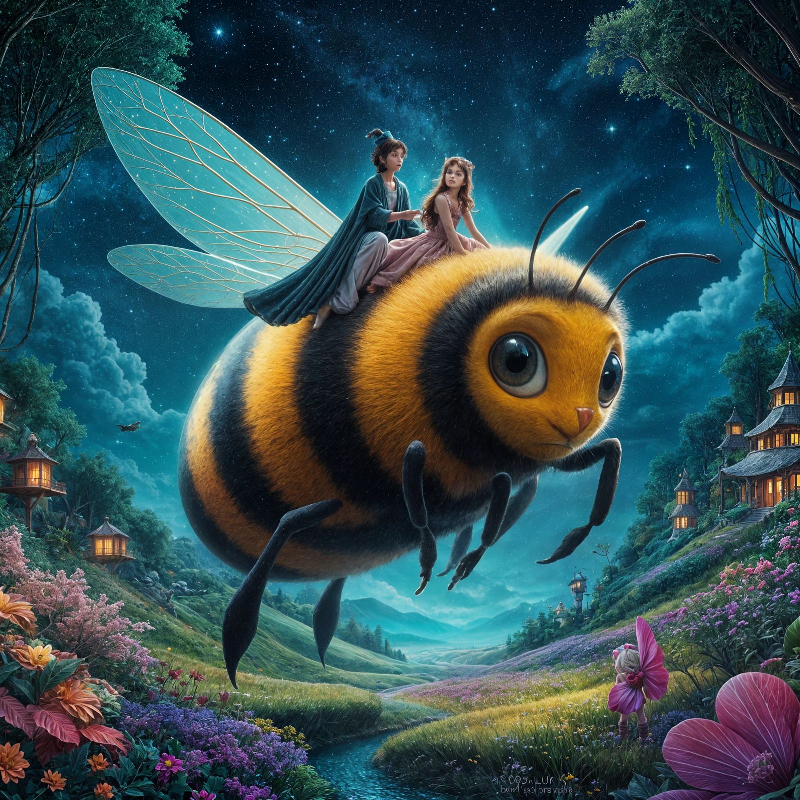 BuzzBee with Cornelius and Thumbelina