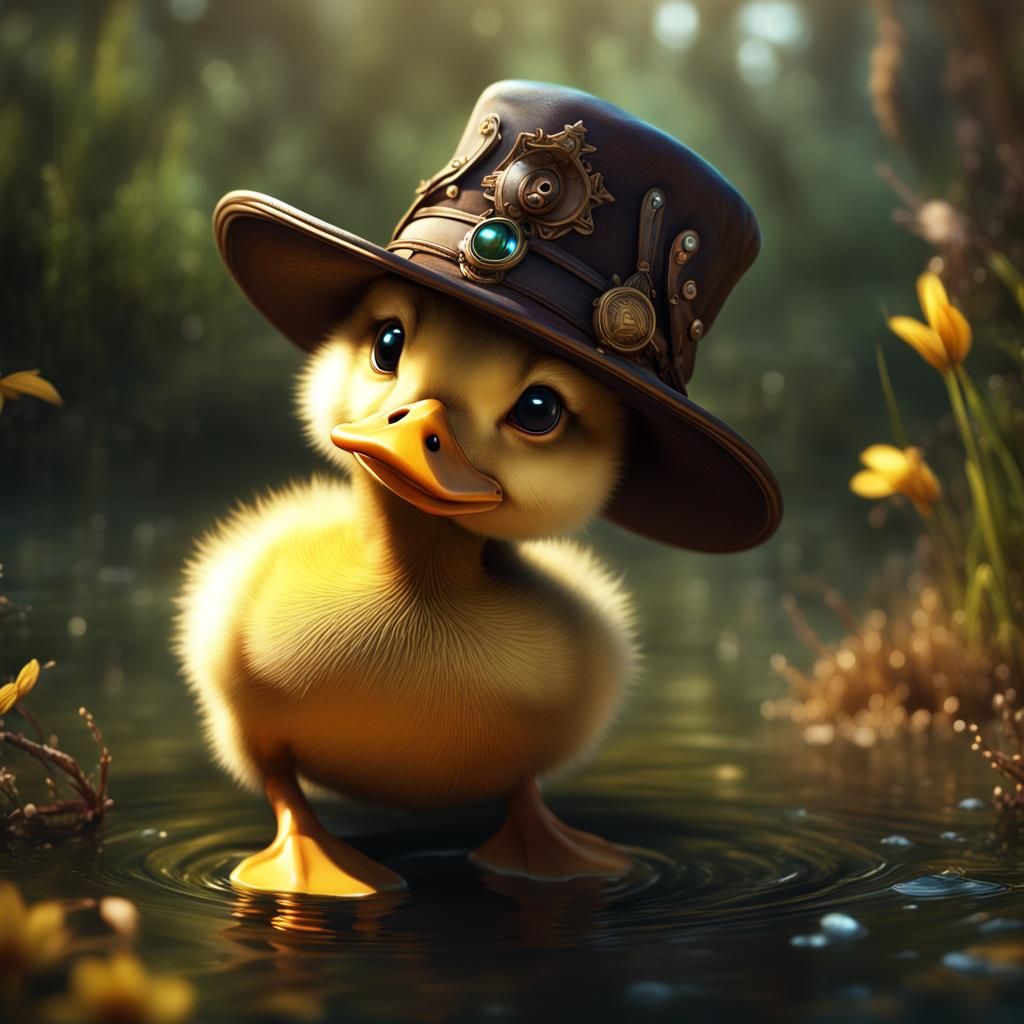 baby duckling   by @Kobi
