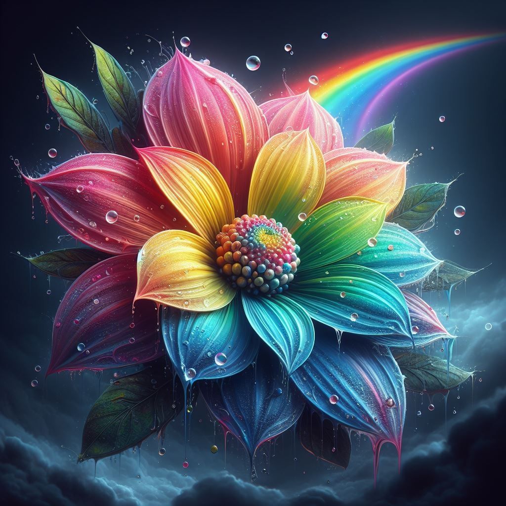 Rainbow Flower