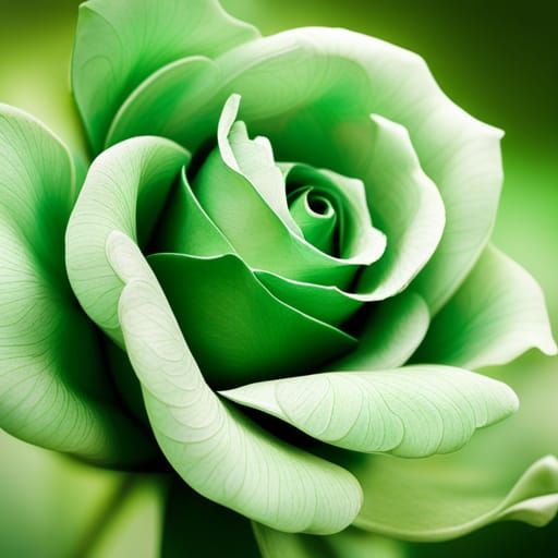 Roses are Green, Violets are... Wait, What? AI Generated Artwork NightCafe Creator