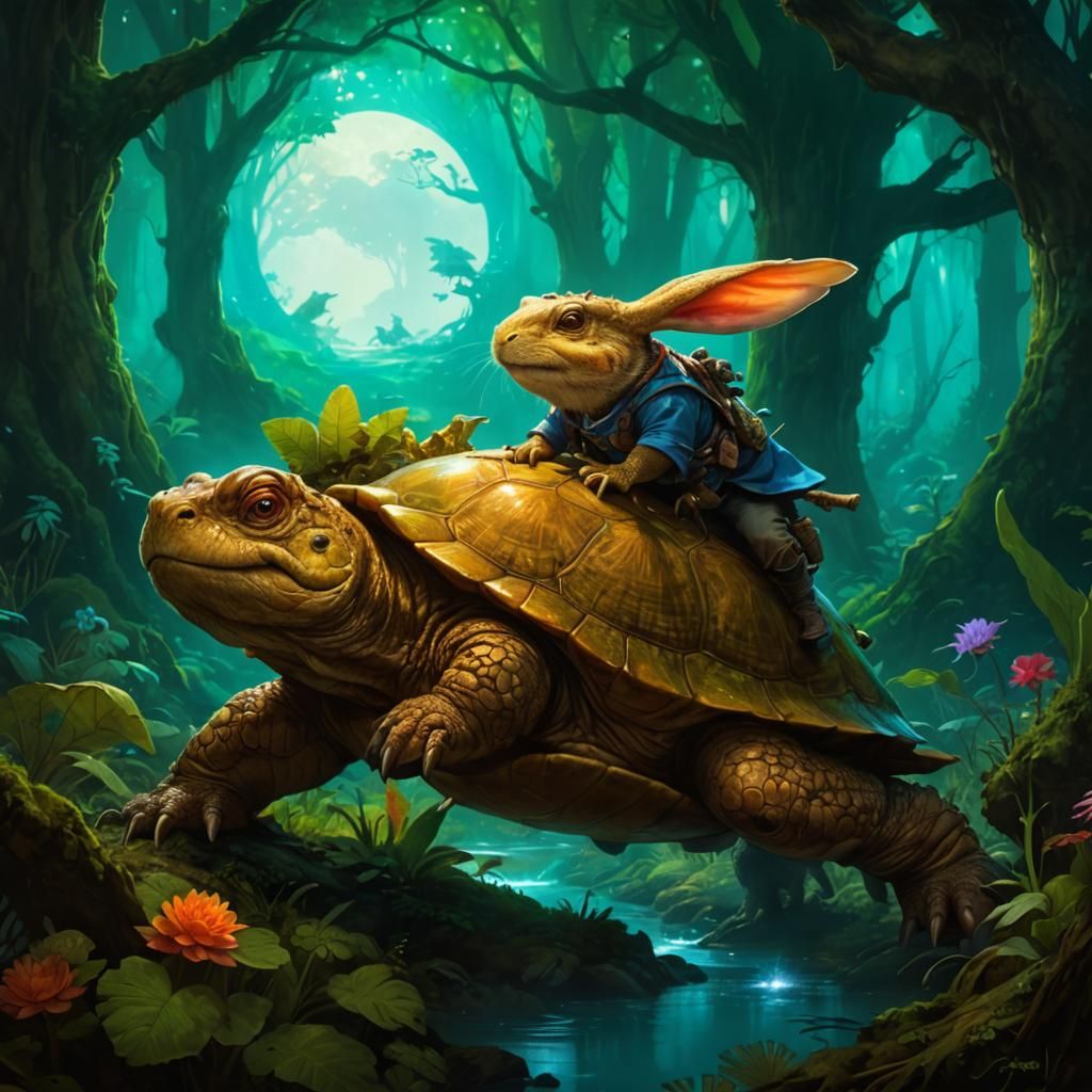 The Tortoise and the Hare Reimagined  by @Chief_Runs-with-scissors