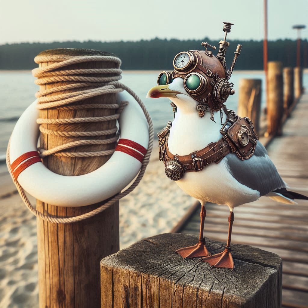 Steampunk Seagull