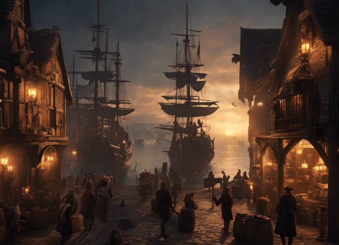 Pirates' Favorite Secluded Port  by @John from Youngstown