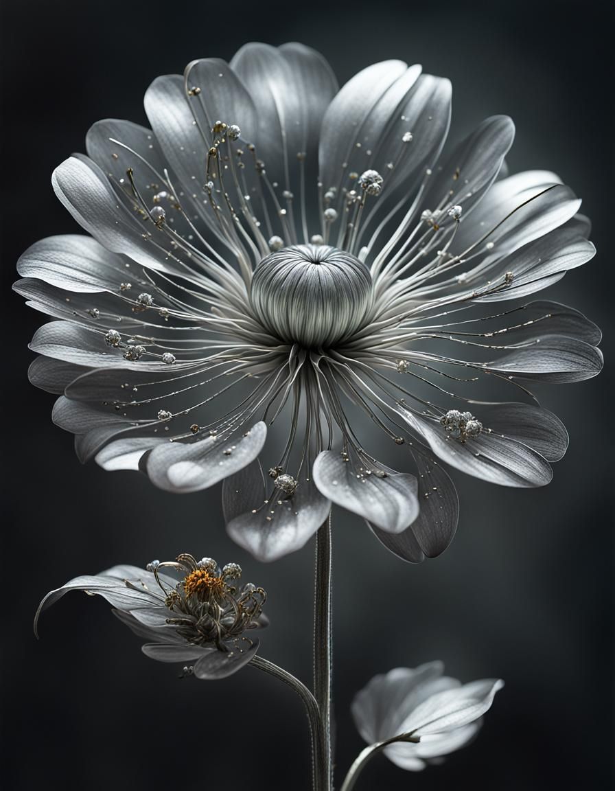 Metallic flower