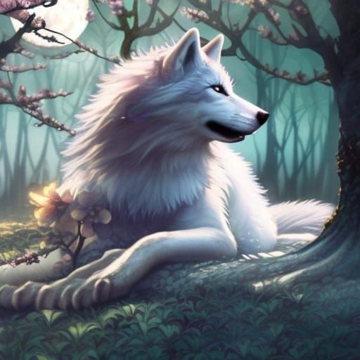 Wolf - Ai Generated Artwork - Nightcafe Creator