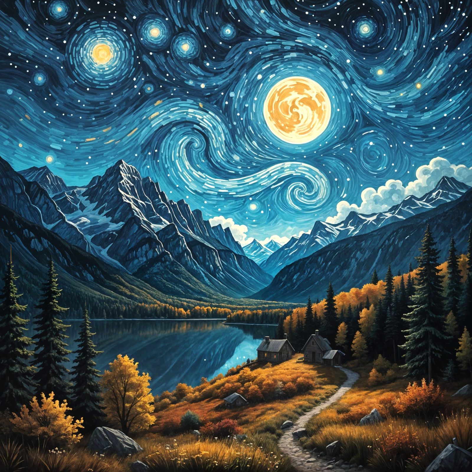 By the lake  by @Lourse 