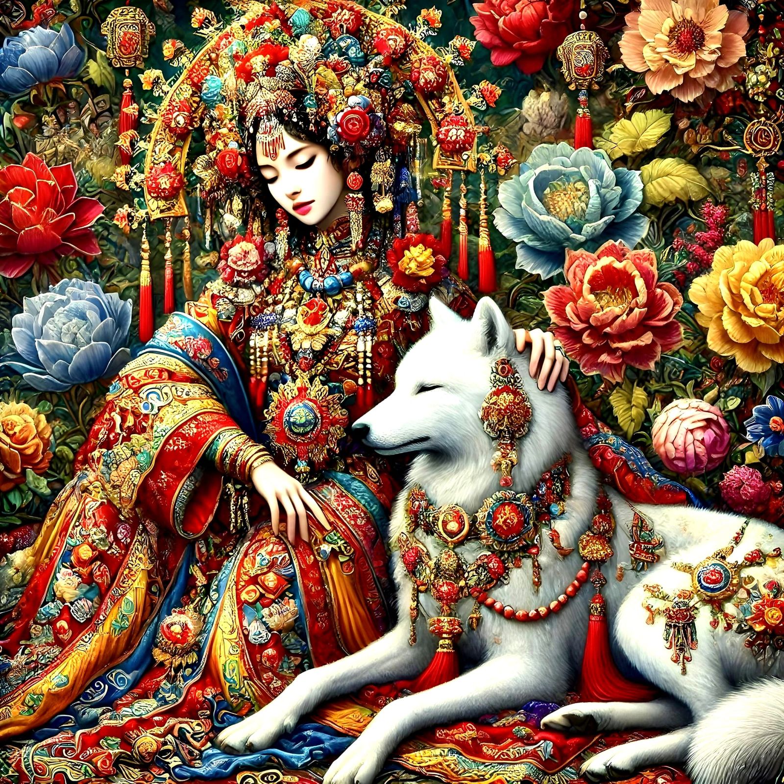 exotic floral patterns