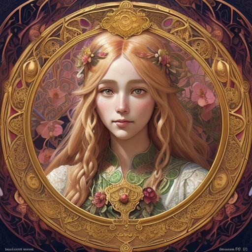 Persephone as Goddess of Spring - AI Generated Artwork - NightCafe Creator