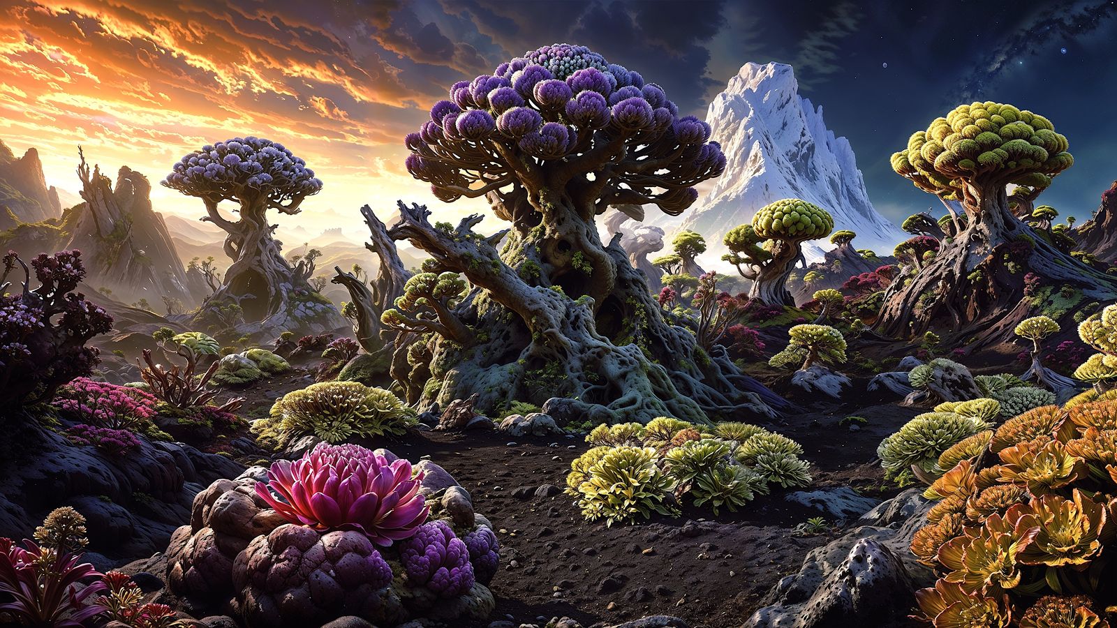 Otherworldly landscape