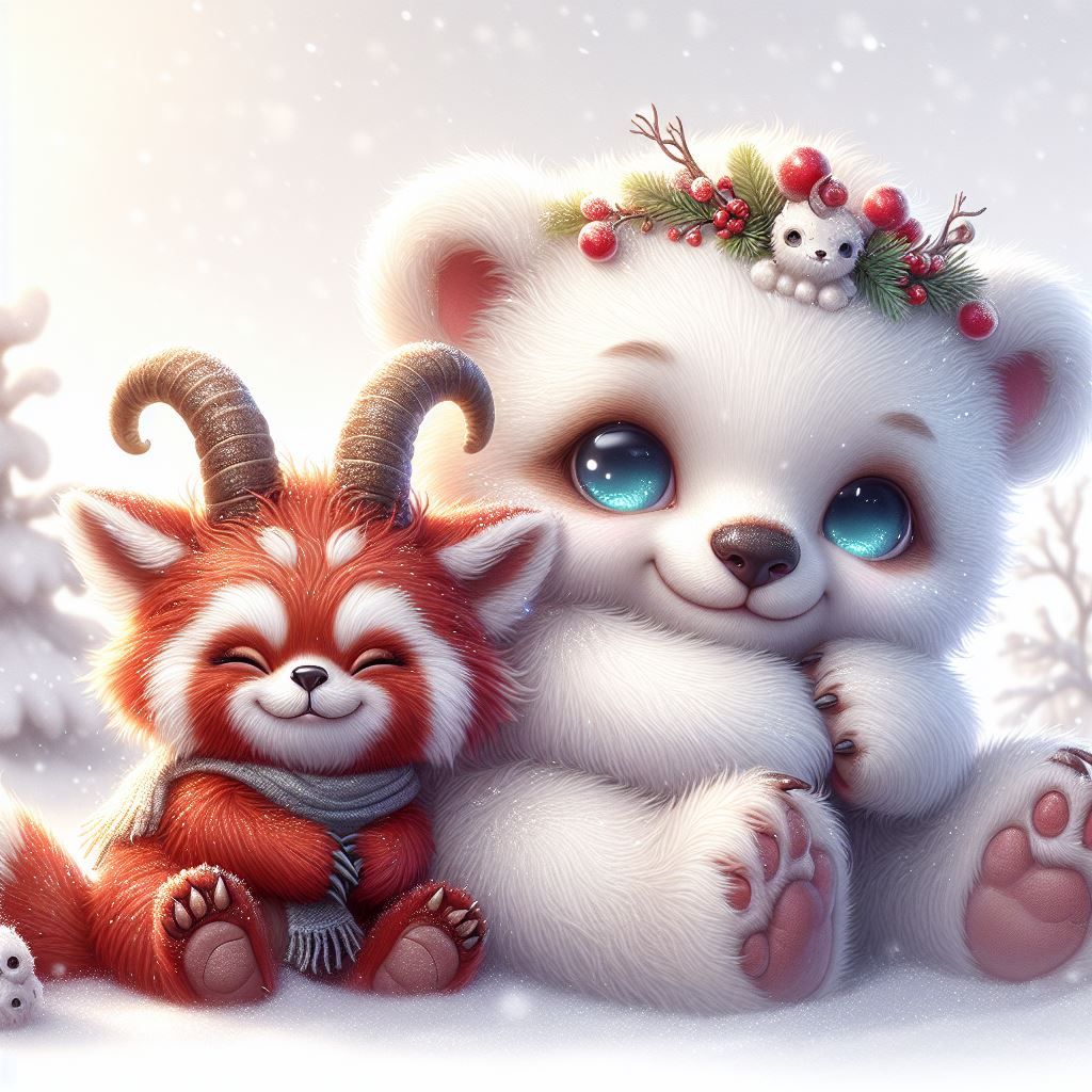 Mango makes a friend