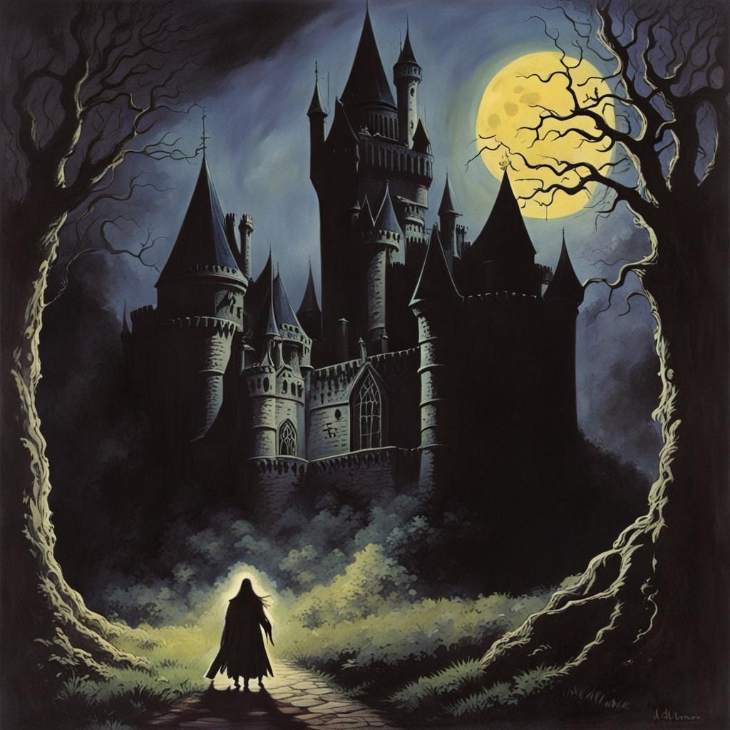 Haunted Castle   by @Conchipe 