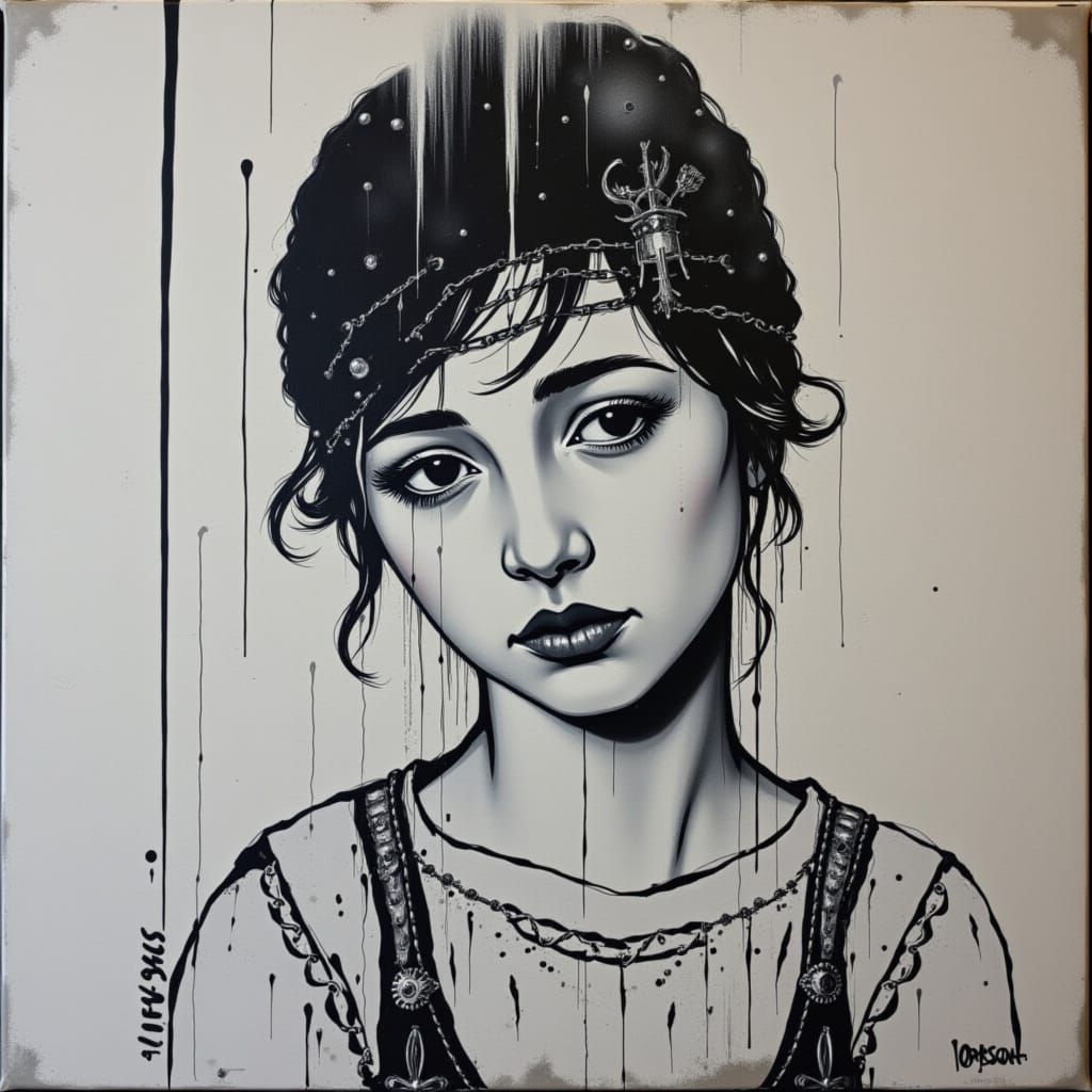 <lora:JT HistoGraff:1.0>