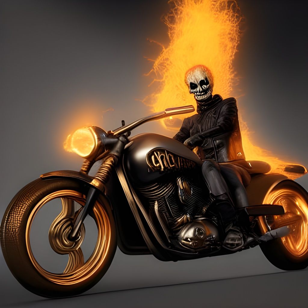 ghost rider 1 - AI Generated Artwork - NightCafe Creator