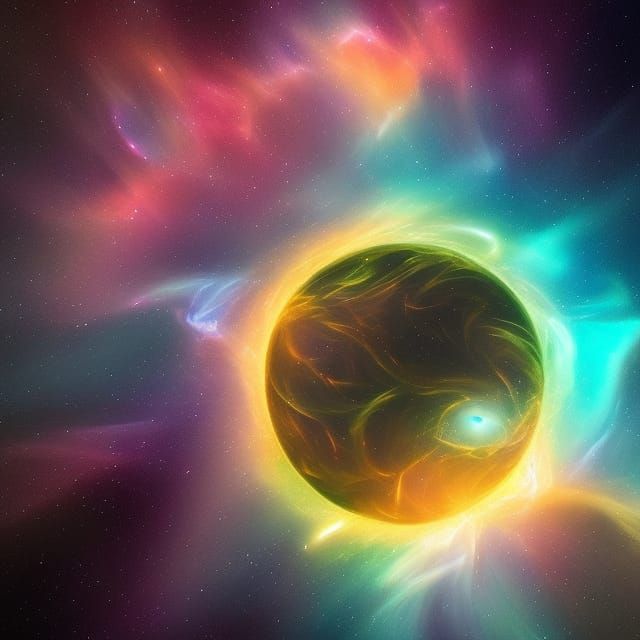 Massive Light of All Colors & Shades AI Generated Artwork NightCafe Creator