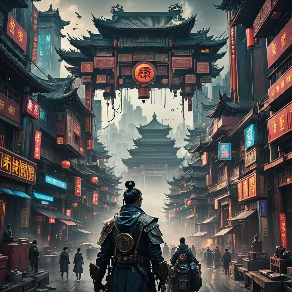 a physical representation of the chinese concept of the mand...
